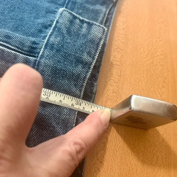 Skirt jean Kim Rogers denim woman size 12 long maxi - Picture 4 of 6